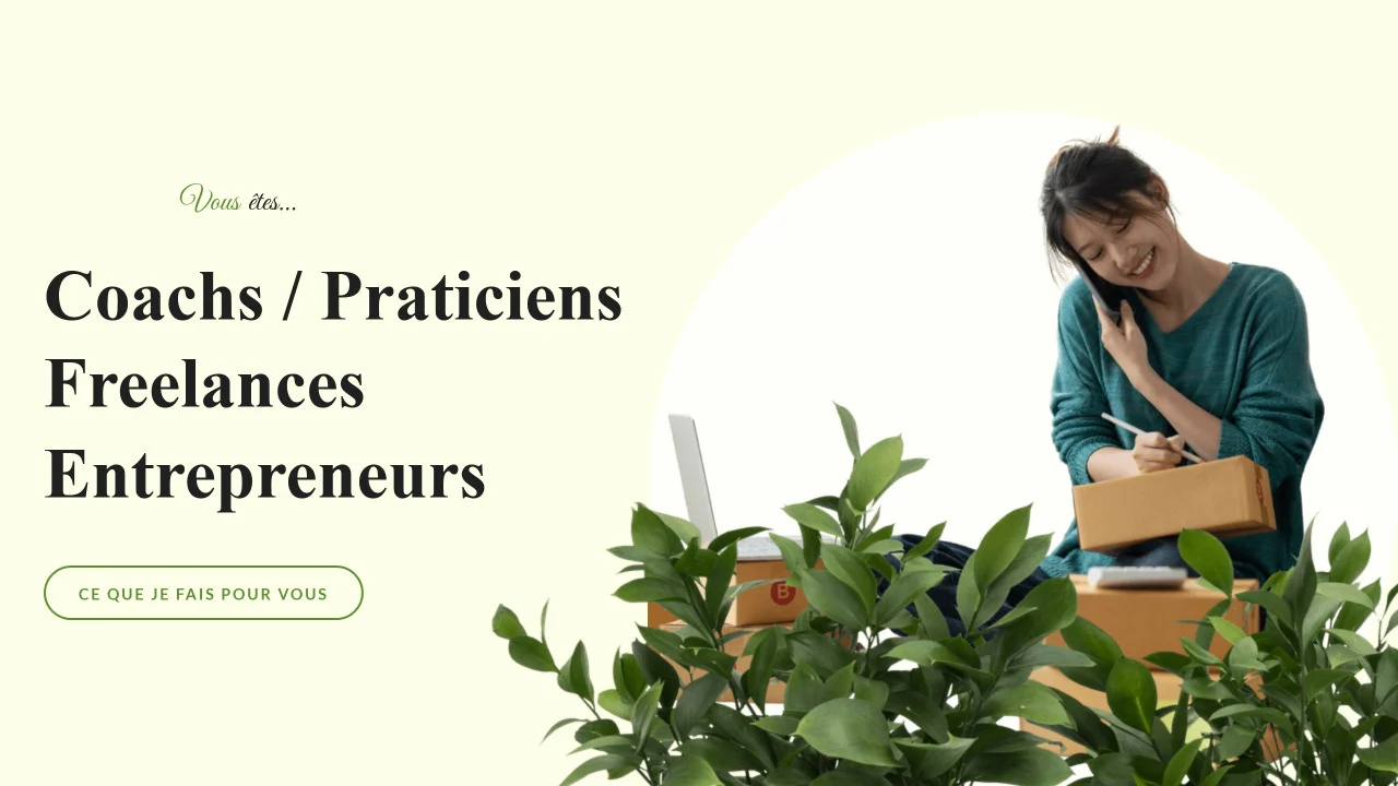 services pour coachs, freelances, thérapeutes et entrepreneurs
